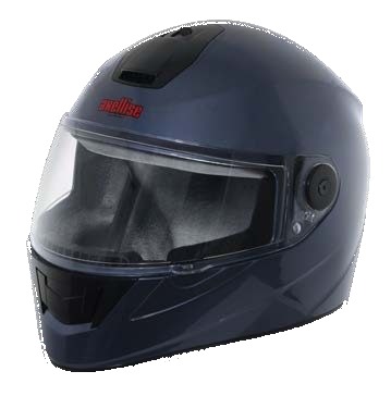 Axellise Unicolour helmet in Mid Night Blue, front three-quarter view